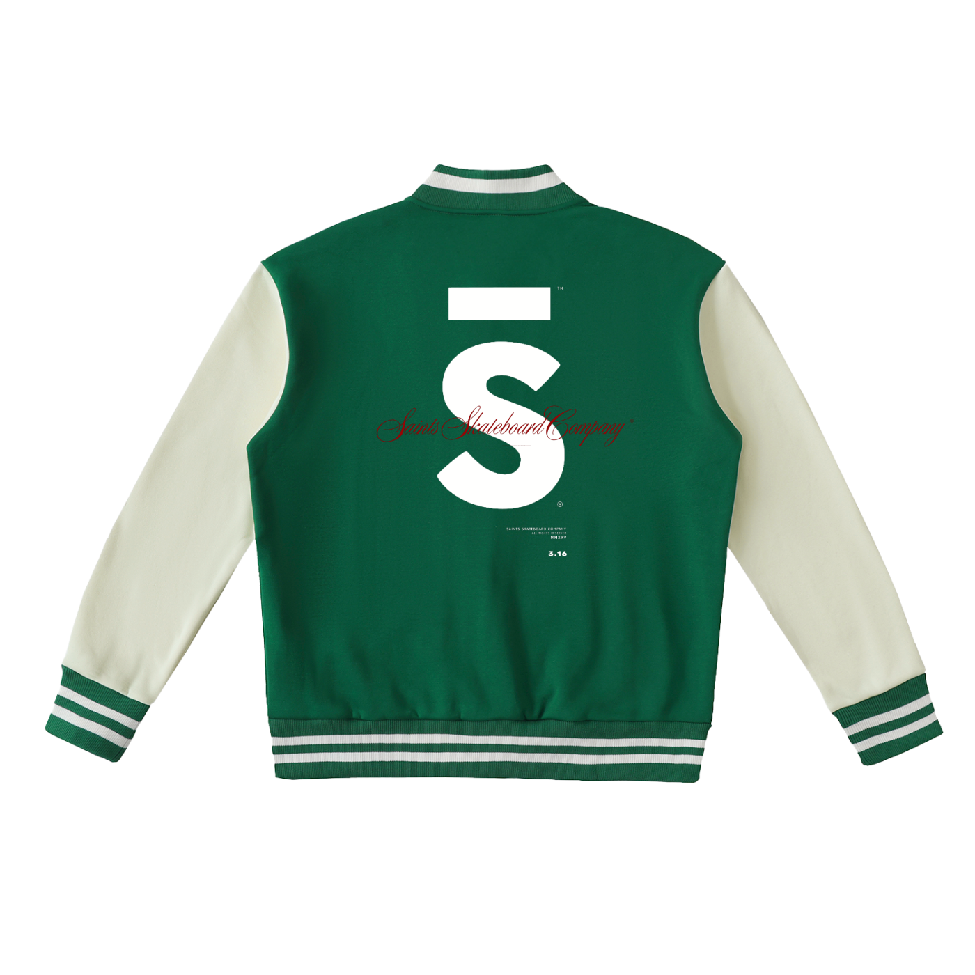 Two tone,Varsity,Jacket,Green